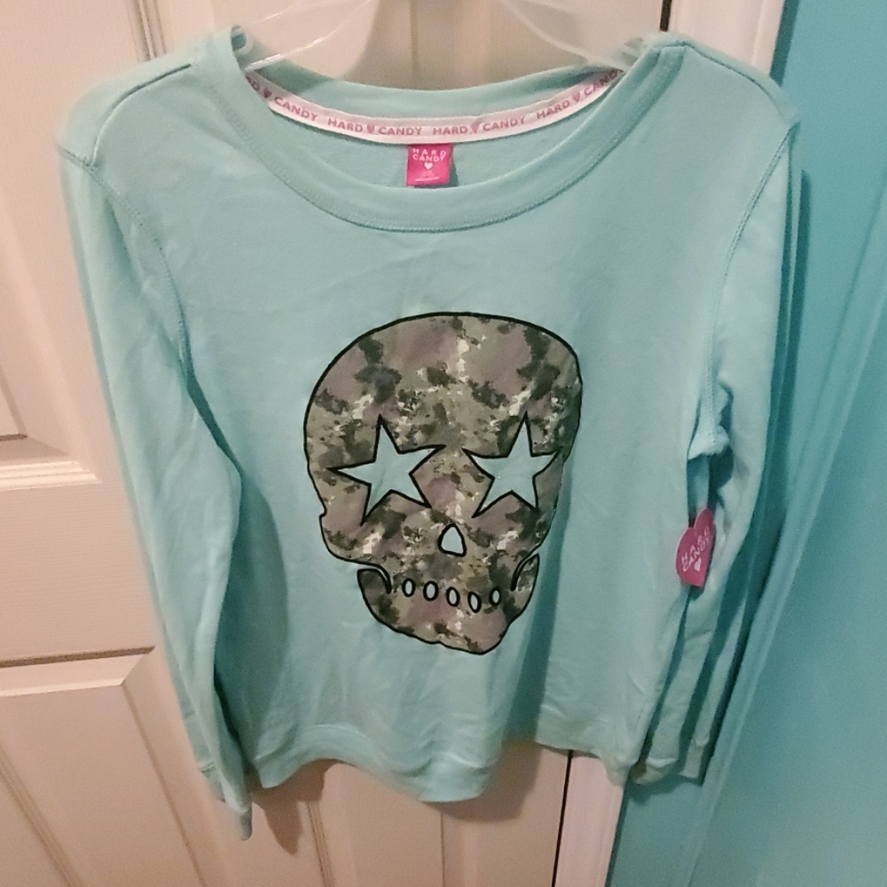Hard candy camo skull shirt